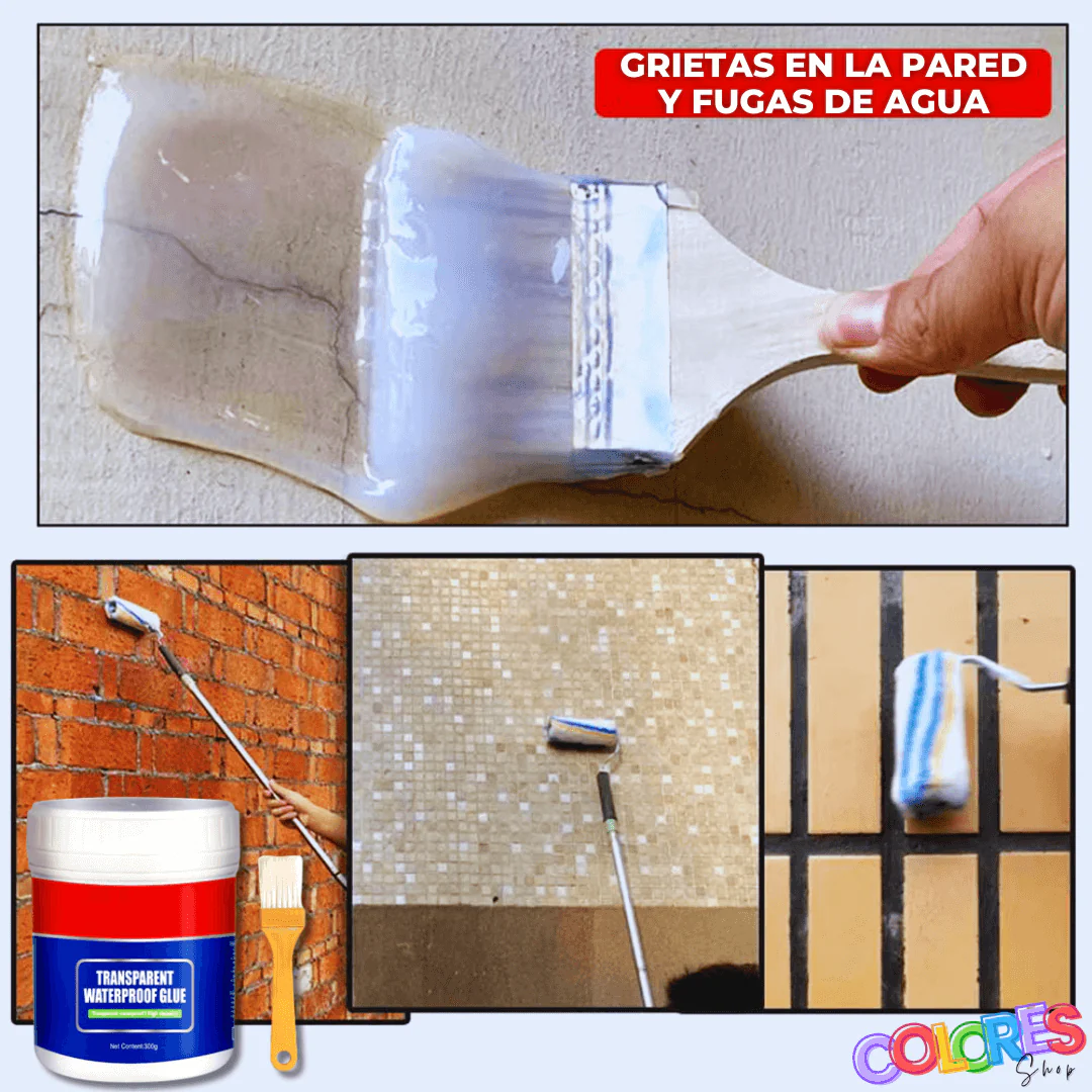 Adhesivo Transparente Impermeable, Resistente a Altas Temperaturas, Para Techos, Paredes, Goteras y Fugas de Agua - 300g - Image 4