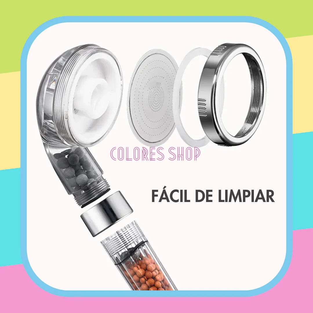 CABEZAL DE DUCHA CON FILTROS MINERALES - Image 3
