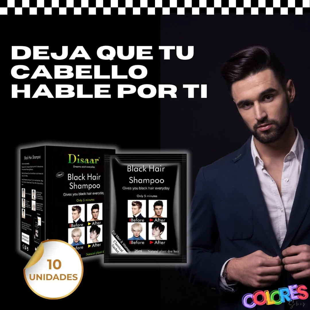 Shampoo Cubre Canas Instantáneo – Fórmula Natural y Segura (10 Unidades) - Image 5