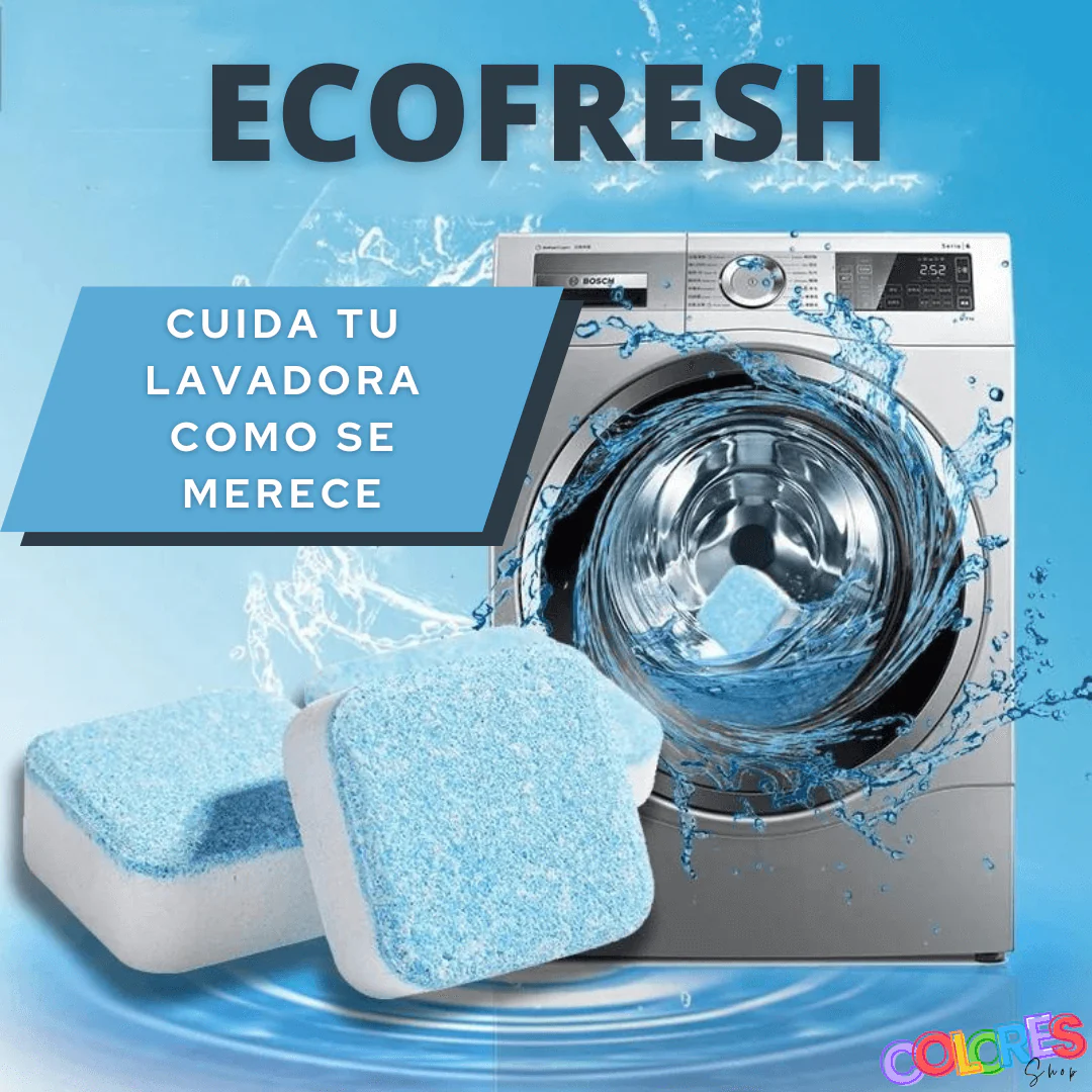 EcoFresh: PASTILLAS LIMPIADORAS DE LAVADORA (12 UNIDADES) - Image 2