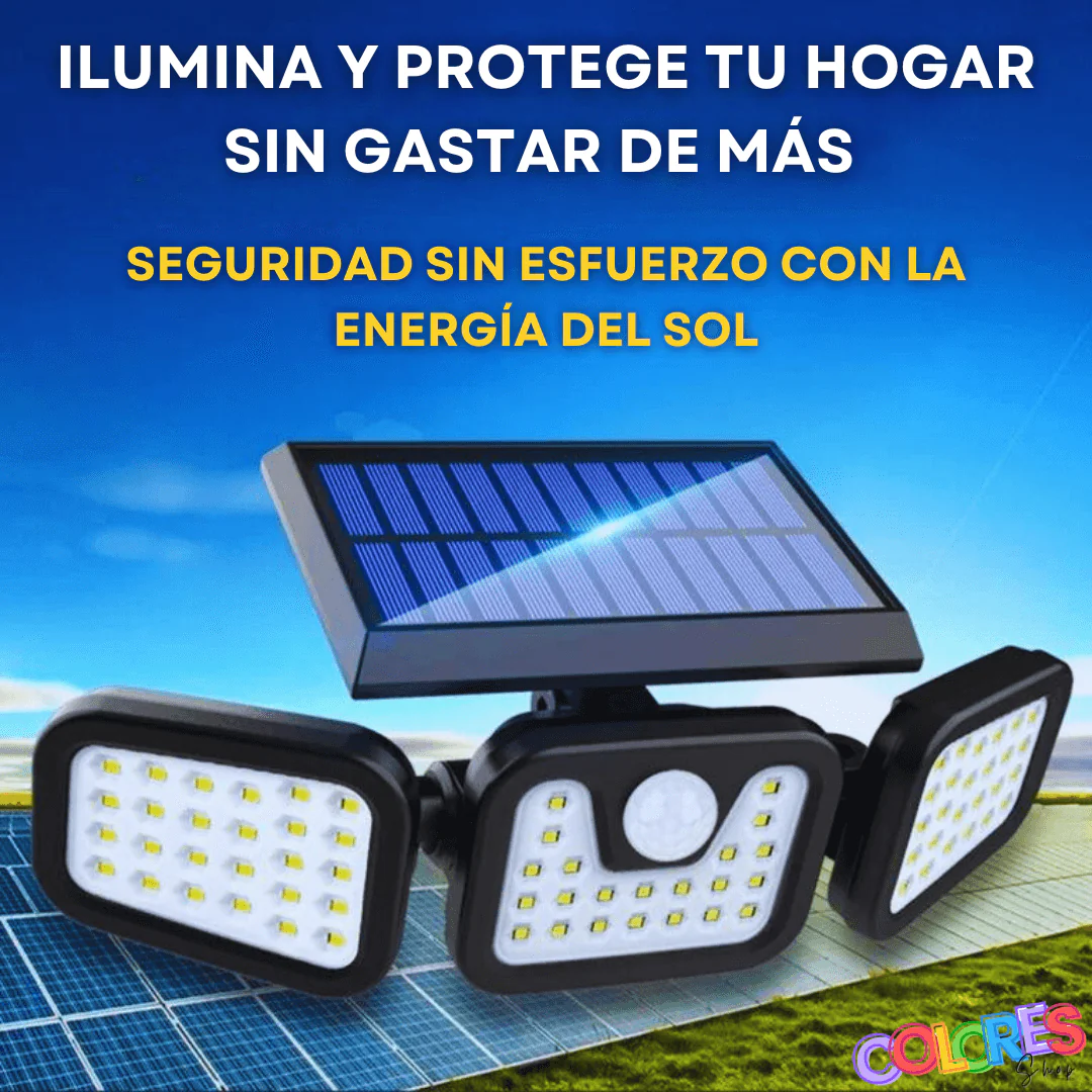 Farol Solar para Exteriores con Sensor de Movimiento – Ahorra Energía y Protege tu Hogar