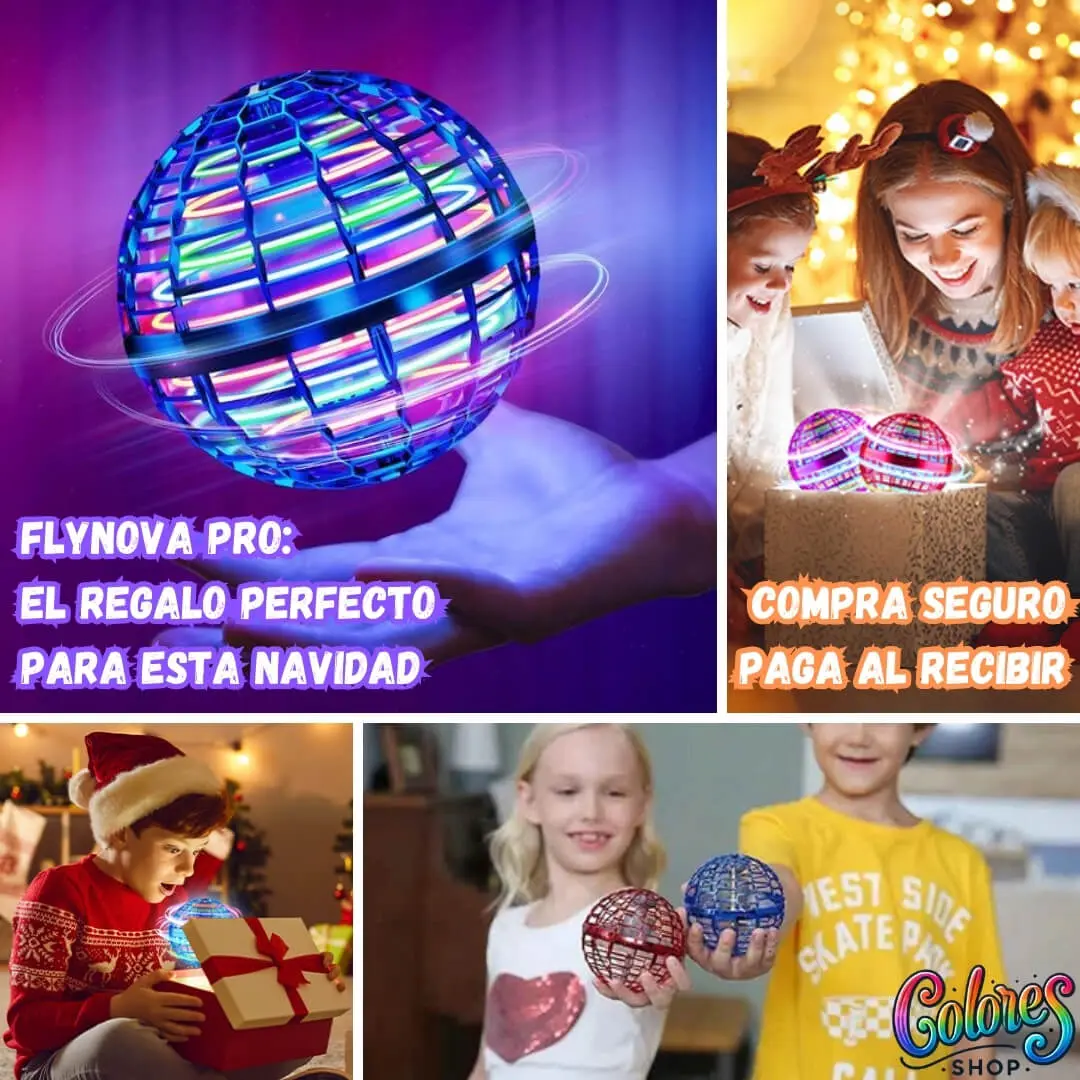 FlyNova™ Juguete Volador Giratorio para Niños – Seguro, Recargable y Perfecto para Juegos en Interior y Exterior - Image 4
