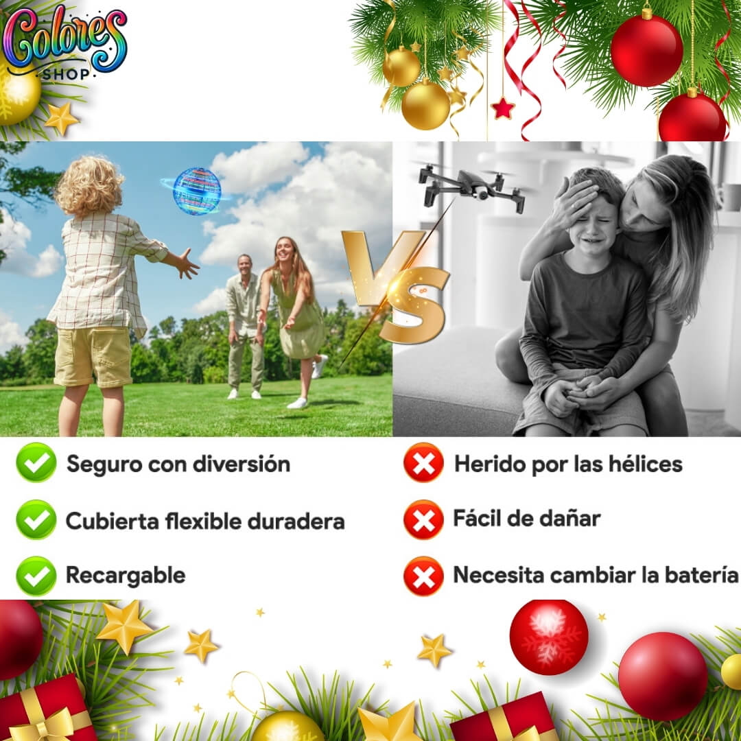 FlyNova Pro - Juguete Giratorio con Luces LED y Control Inteligente para Niños y Adultos – Ideal para Diversión Familiar - Image 4