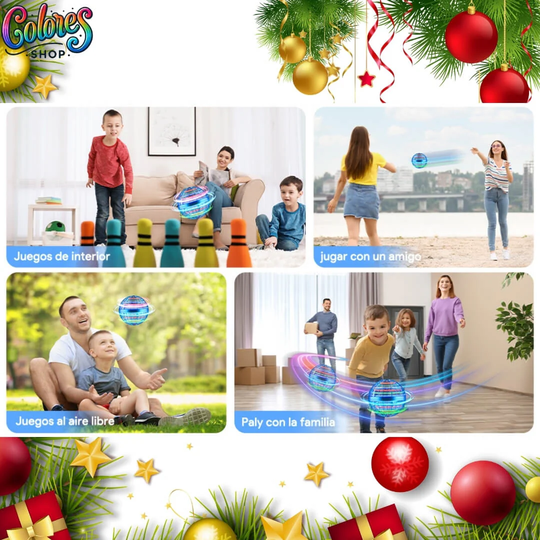 FlyNova Pro - Juguete Giratorio con Luces LED y Control Inteligente para Niños y Adultos – Ideal para Diversión Familiar - Image 5