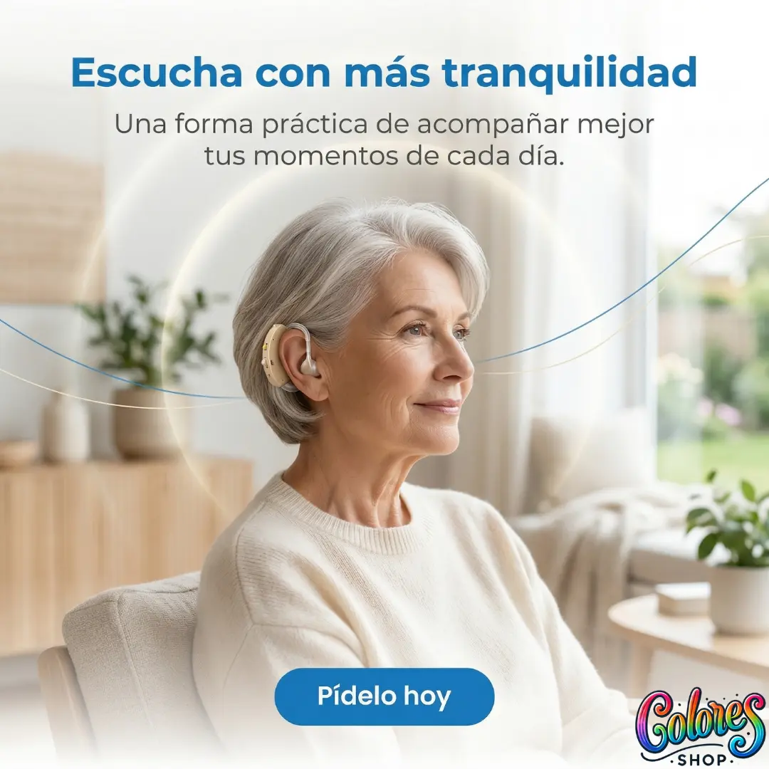 HearMax™ Audífono Amplificador de Sonido – Diseño Discreto y Ajustable para Personas con Dificultades Auditivas - Image 3