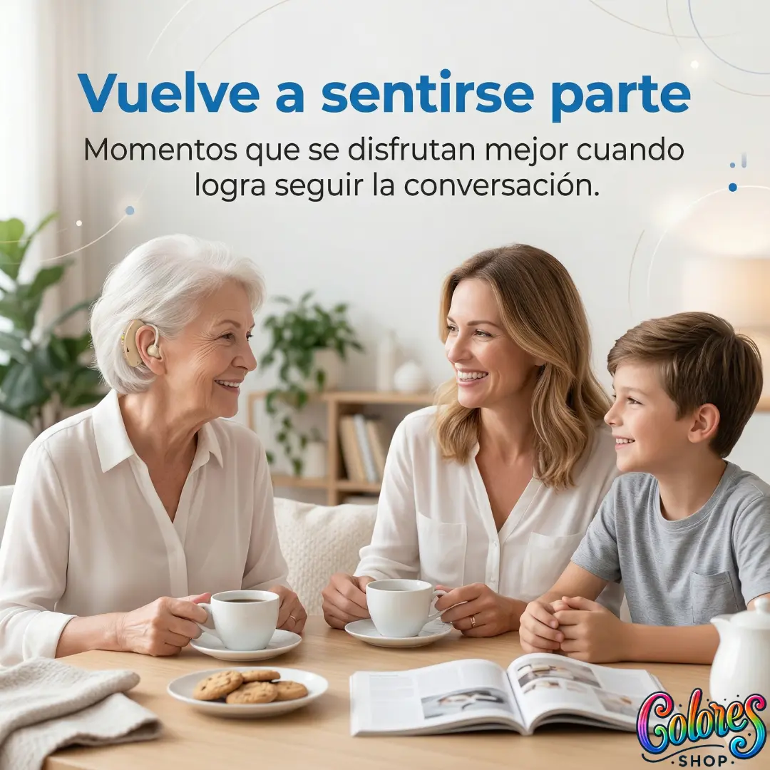 HearMax™ Audífono Amplificador de Sonido – Diseño Discreto y Ajustable para Personas con Dificultades Auditivas - Image 4