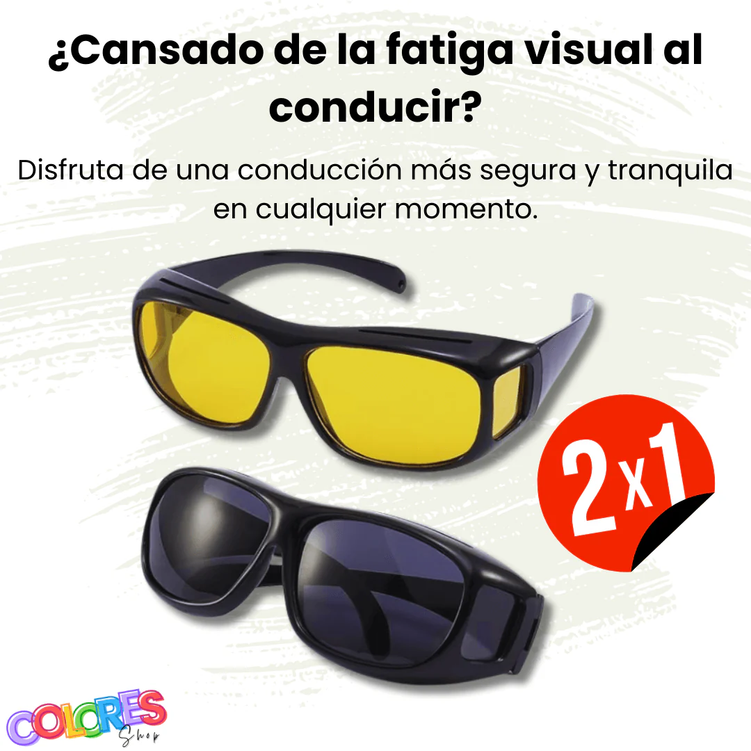 Lentes Vision HD | Protege tu Vista Día y Noche - Conducción Segura y Cómoda