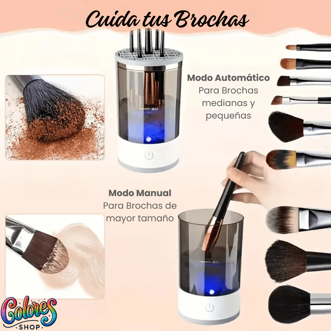 Limpiador Eléctrico de Brochas de Maquillaje - Limpieza Rápida y Profunda para Brochas Impecables y Piel más Saludable - Image 5