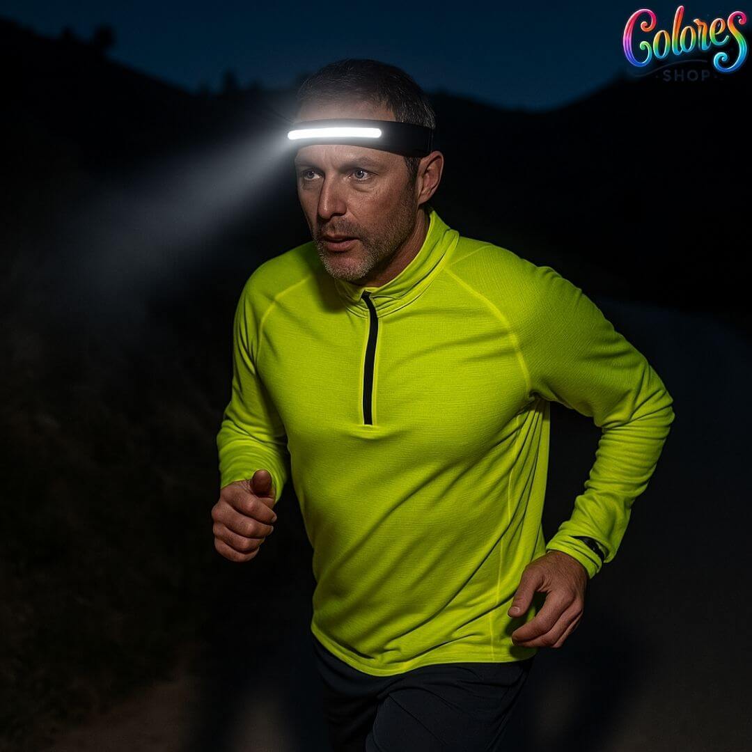 Linterna Frontal LED 230° Recargable con Sensor de Movimiento – Ilumina Todo Sin Complicaciones - Image 4