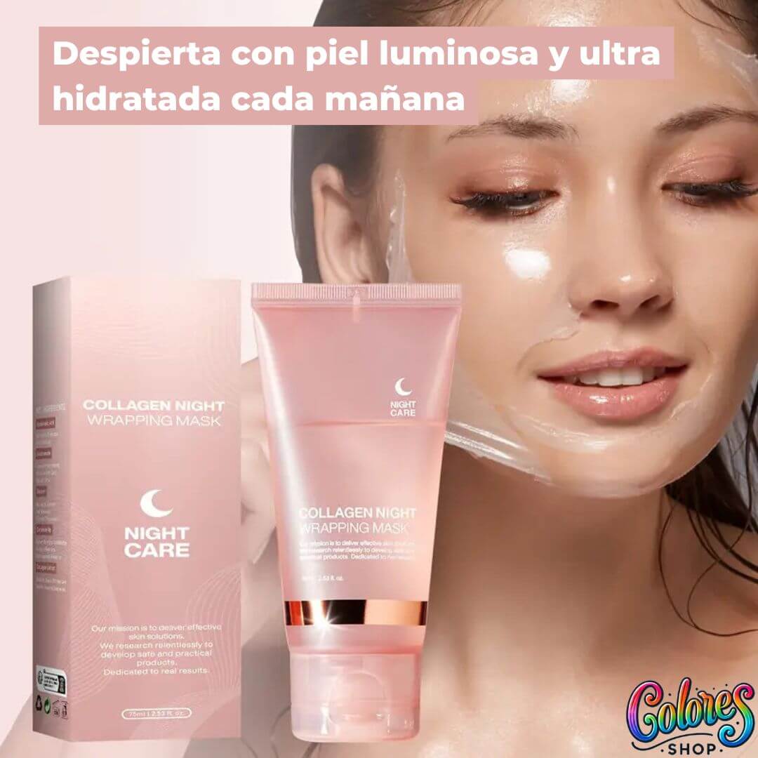 Mascarilla Nocturna de Colágeno – Hidratación Profunda, Piel Suave y Luminosa en una Noche | Fácil de Aplicar y Retirar - Image 2