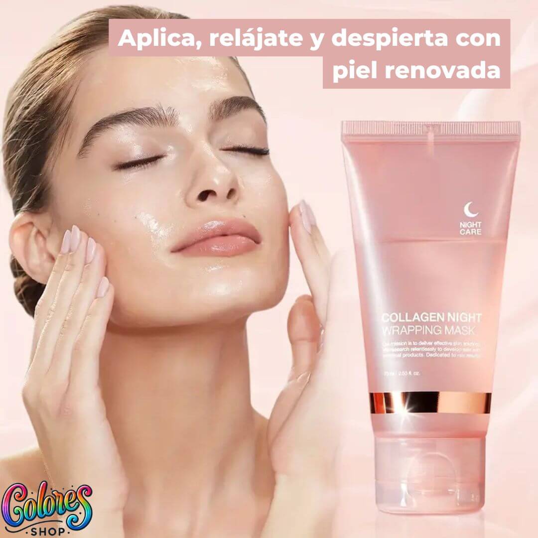 Mascarilla Nocturna de Colágeno – Hidratación Profunda, Piel Suave y Luminosa en una Noche | Fácil de Aplicar y Retirar - Image 3