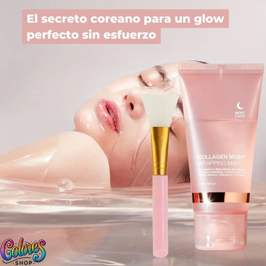 Mascarilla Nocturna de Colágeno – Hidratación Profunda, Piel Suave y Luminosa en una Noche | Fácil de Aplicar y Retirar - Image 4