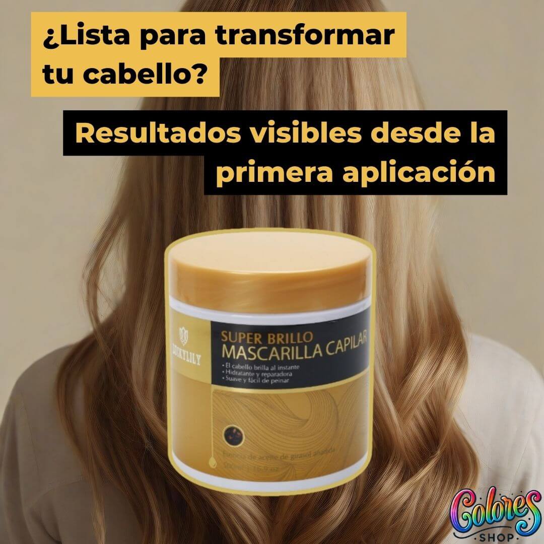 Mascarilla Capilar Super Brillo con Aceite de Girasol - Hidrata, Revitaliza y Protege Todo Tipo de Cabello (500ml) - Image 3