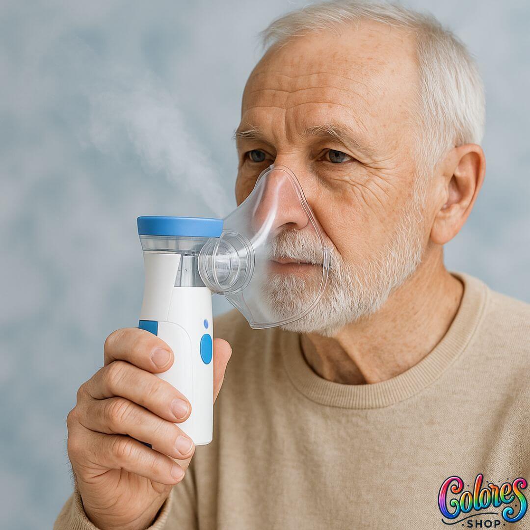 Nebulizador Portátil Silencioso con Mascarillas para Toda la Familia – Alivio Inmediato de Tos y Congestión Respiratoria - Image 3