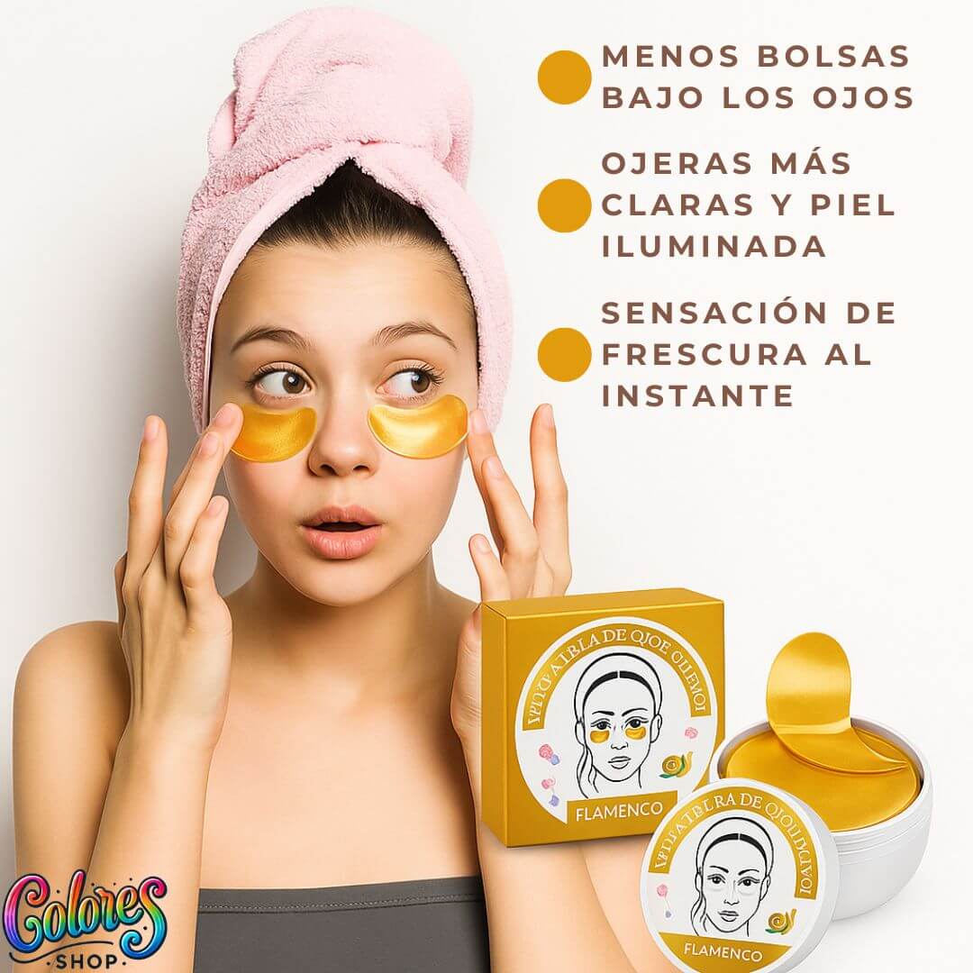 Parches para Ojos con Extracto de Caracol – Reduce Bolsas y Ojeras Visiblemente en Minutos – 60 Unidades - Image 4