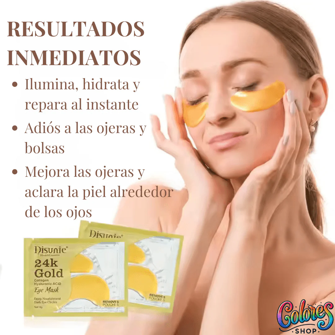 Parches de Colágeno para Ojos – Hidratación, Rejuvenecimiento y Reducción de Ojeras | Vegano y Dermatológicamente Probado (10 Unidades) - Image 2