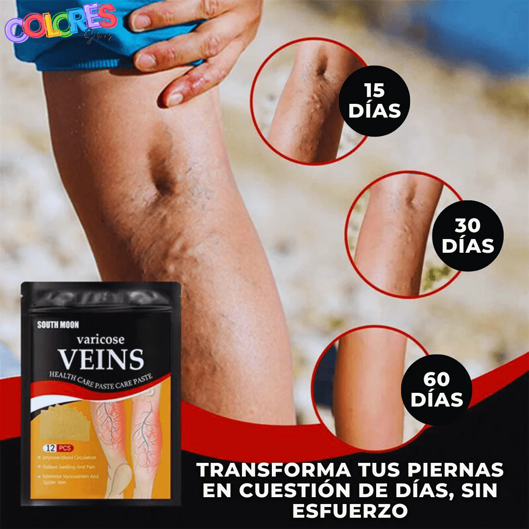 PARCHES PARA EL TRATAMIENTO DE VENAS VARICOSAS/VARICES (24 UNIDADES) - Image 2