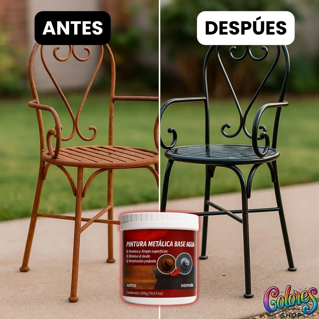 Pintura Antióxido Repara y Sella – Uso en Autos, Rejas y Herramientas – Secado Rápido, Sin Lijar (300g) - Image 2