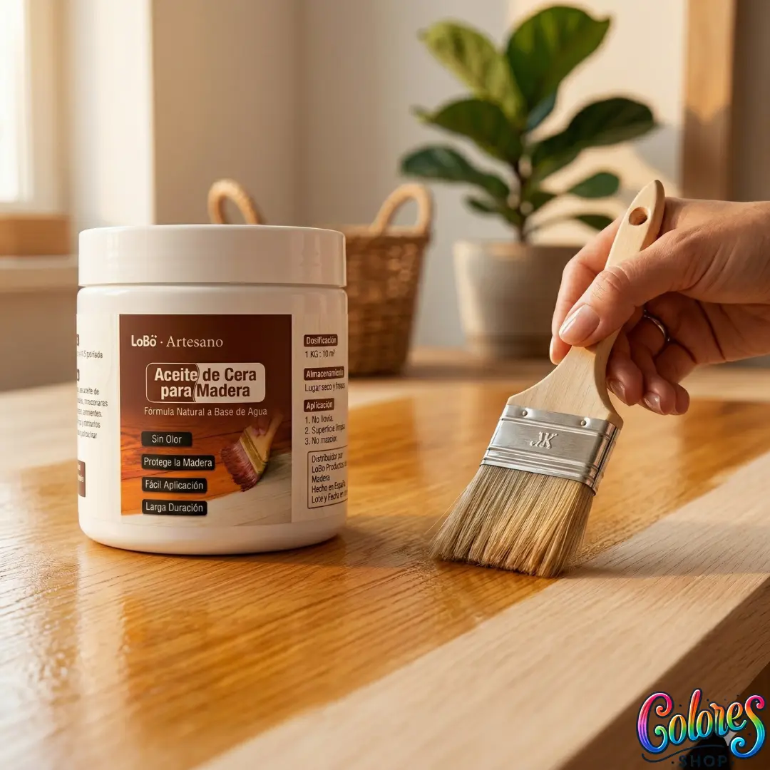 Aceite de Cera para Madera – Protege, Nutre y Restaura Pisos, Muebles y Superficies de Madera del Hogar – Fórmula a Base de Agua, Sin Olor – 500ml - Image 2