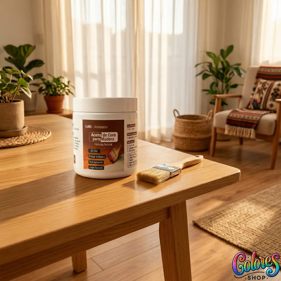 Aceite de Cera para Madera – Protege, Nutre y Restaura Pisos, Muebles y Superficies de Madera del Hogar – Fórmula a Base de Agua, Sin Olor – 500ml - Image 4