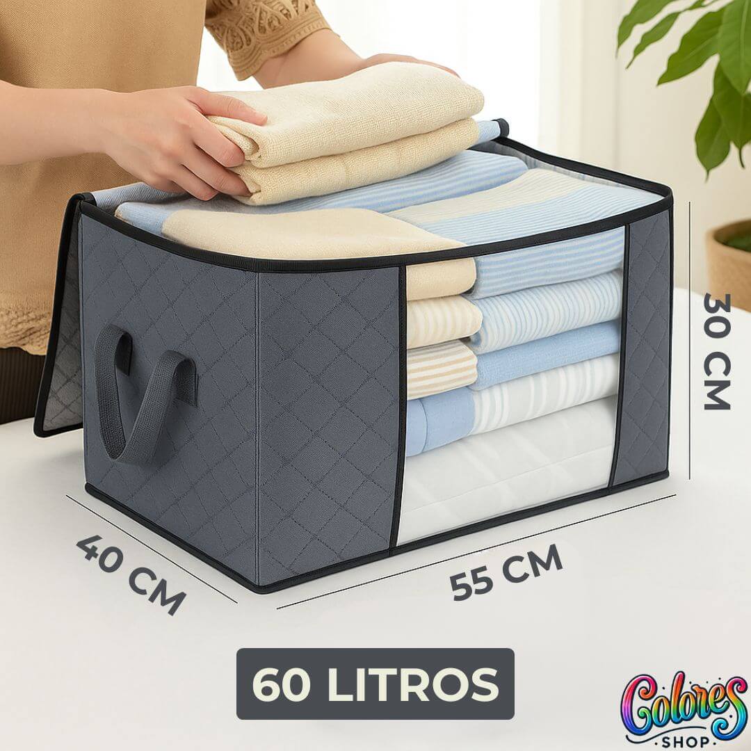 Set de 3 Cajas Organizadoras de Ropa 60L – Orden y Ahorro de Espacio para Tu Hogar - Image 5