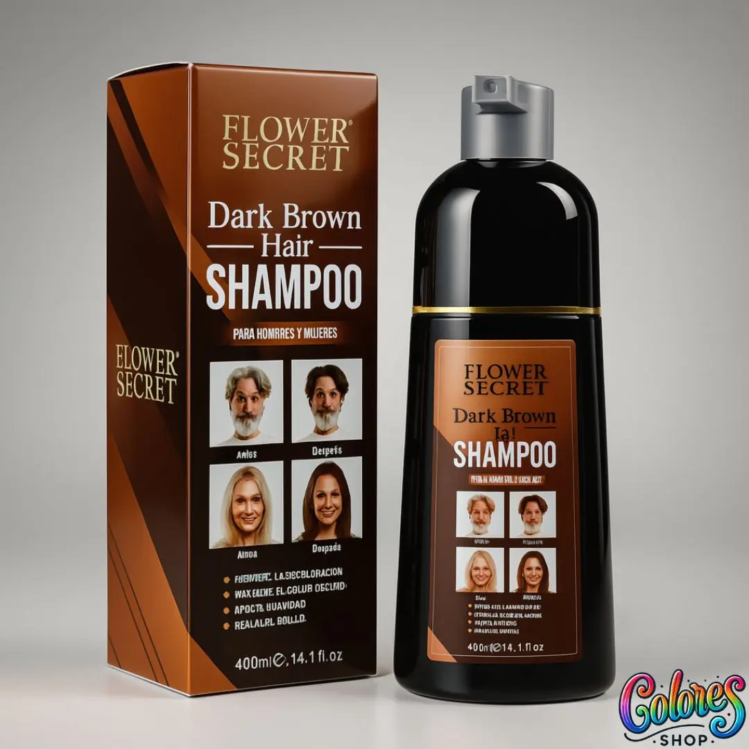 Shampoo Cubre Canas Flower Secret – Cubre Canas al Instante sin Manchar la Piel, Ideal para Uso en Casa, 400ml - Image 2