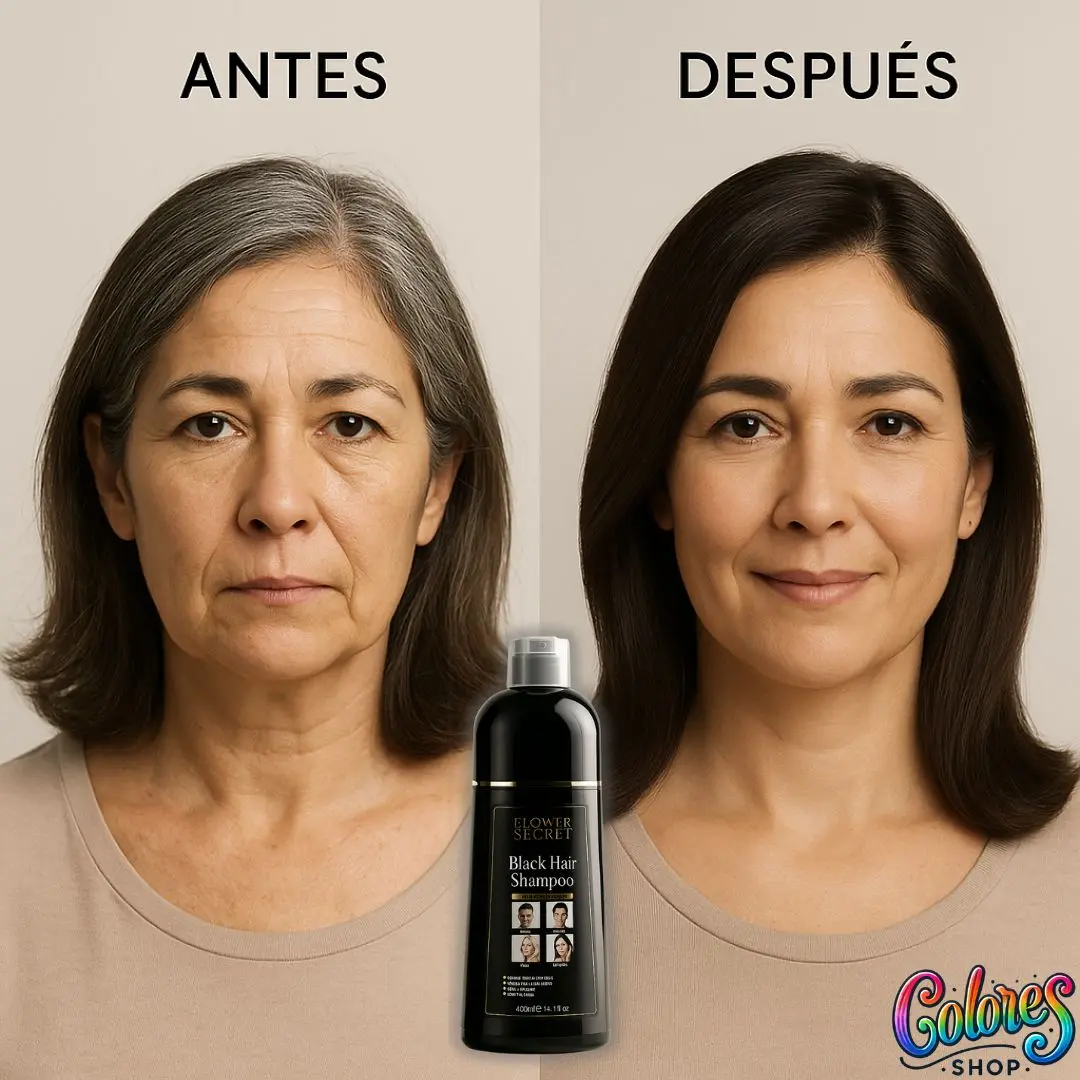 Shampoo Cubre Canas Flower Secret – Cubre Canas al Instante sin Manchar la Piel, Ideal para Uso en Casa, 400ml - Image 3