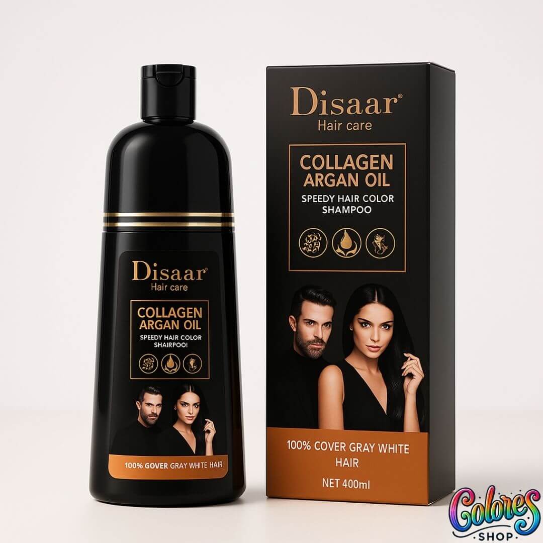 Shampoo Cubre Canas Unisex, 400ml - Cobertura Instantánea y Natural, Sin Químicos Agresivos