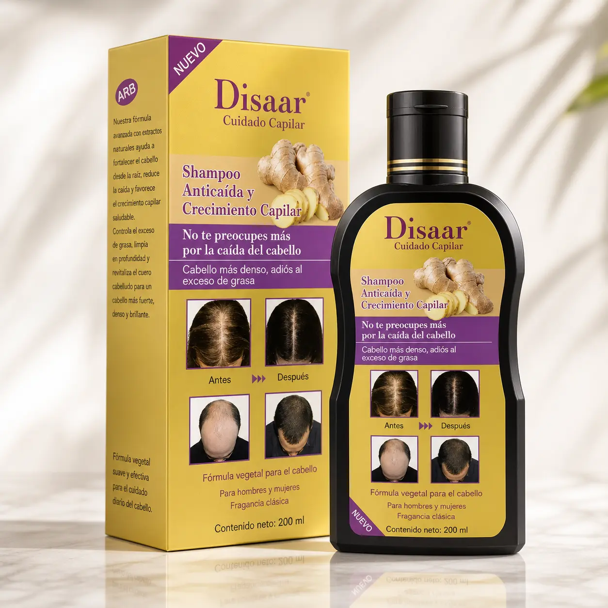 Shampoo Orgánico Anti-Caída: Menos Quiebre y Cabello Más Fuerte - Image 2